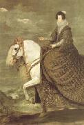 Diego Velazquez Queen Isabel on Horseback (detail) (df01) oil painting artist